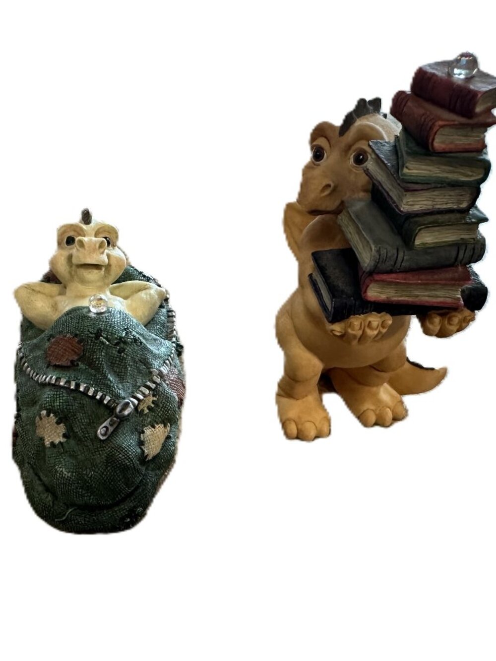 Krystonia - 2 dragons, one is The Teacher's Pet #3975, & other in sleeping bag
